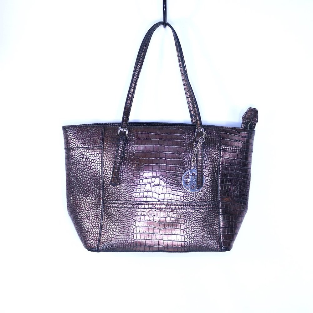 Guess Women’s Handbag Purse Delaney Petite Logo Mini Tote